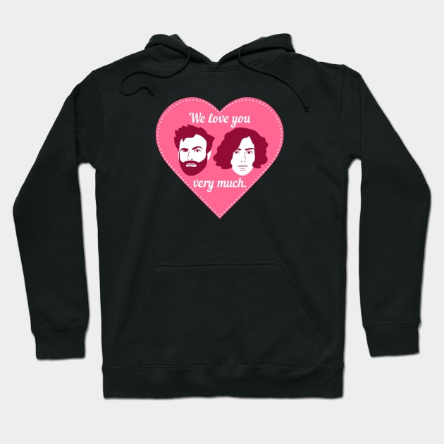 We Love You Very Much! Hoodie by Some More News
